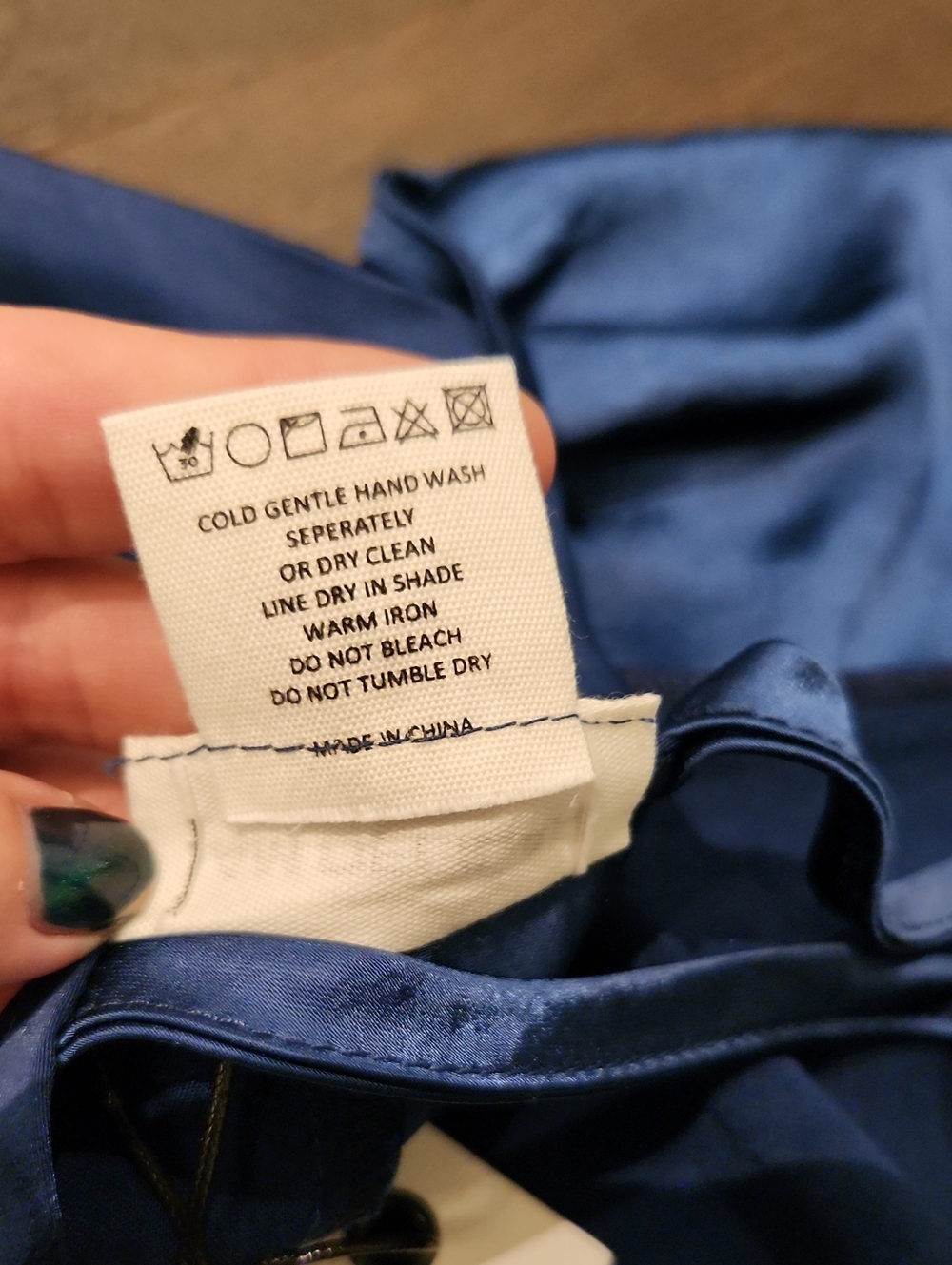 I Am Delilah. XS Satin Halter Open Back Top - Picture 3 of 4